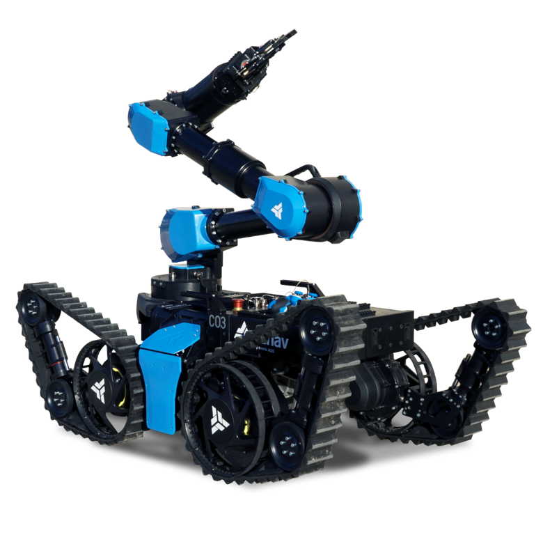 aunav presents the aunav.NEO; the only explosive disposal robot in the world with variable geometry